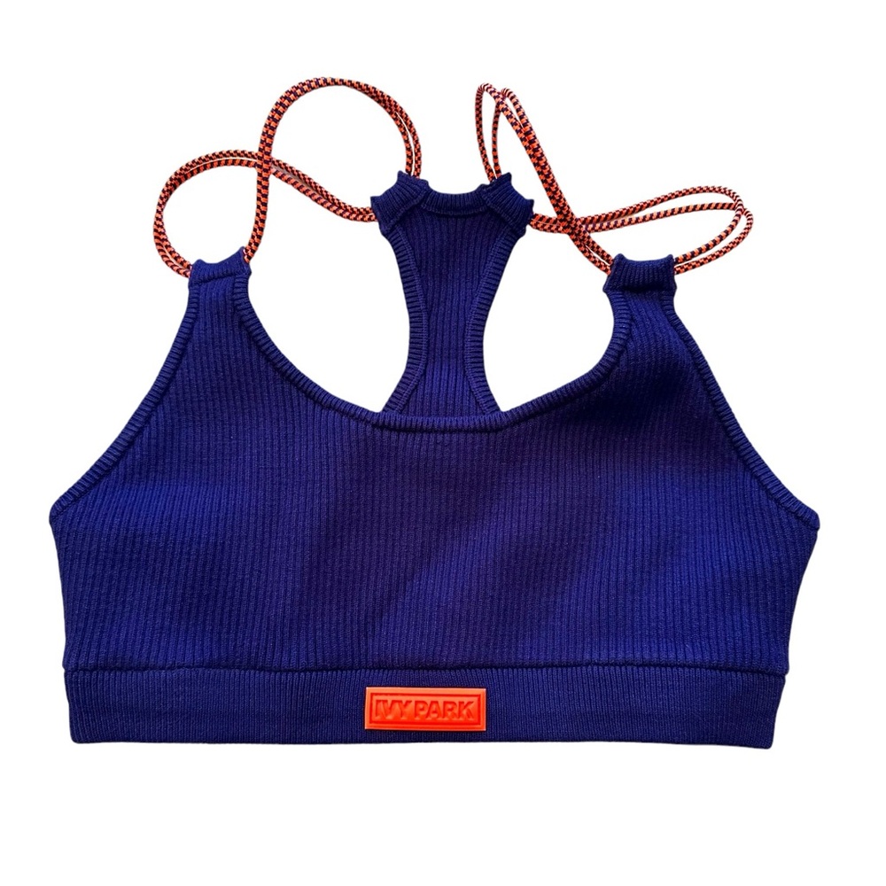 Adidas x Ivy Park Ribbed Sports Bra Legacy Indigo size Small